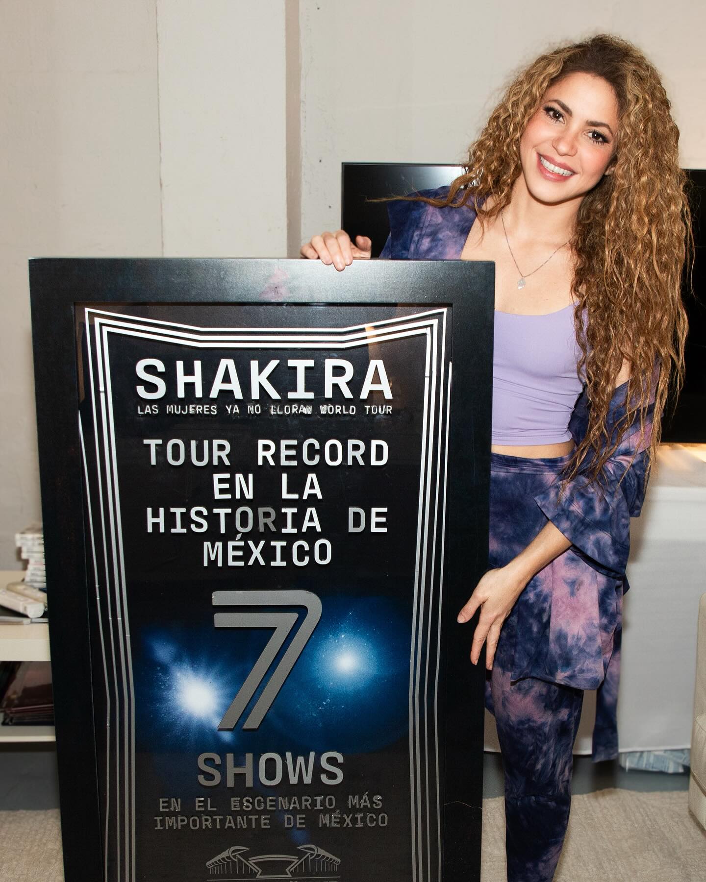 Shakira recibe placa por llenar 7 veces el Estadio GNP Seguros: “¡Estoy sin  palabras!” - Infobae