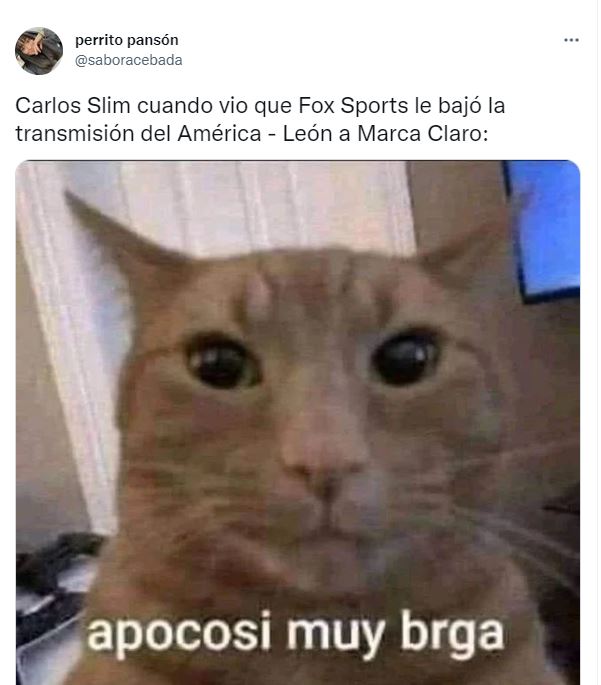The best memes left by the fight between Fox Sports and Claro Video for the in-game broadcast of America (Photo: Twitter/@)