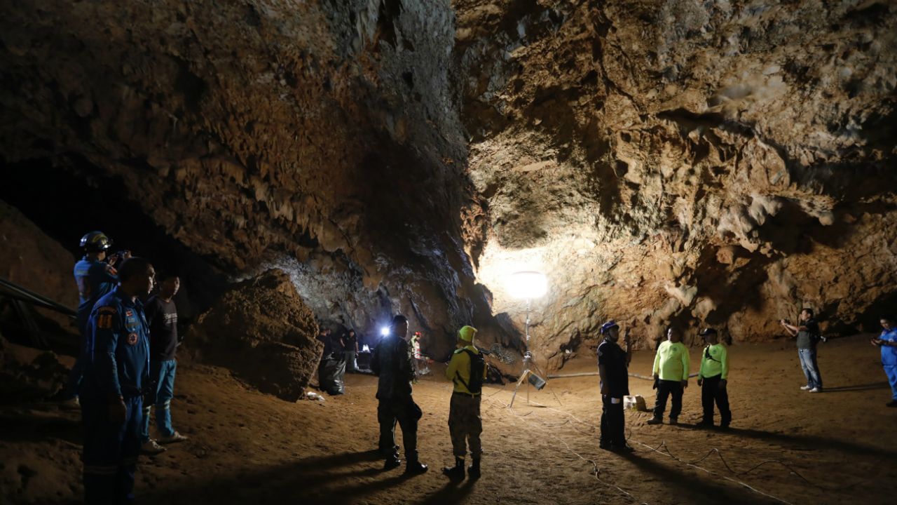 La cueva Tham Luang, en la provincia tailandesa de Chiang Rai, en el norte del país justo en la frontera con Myanmar