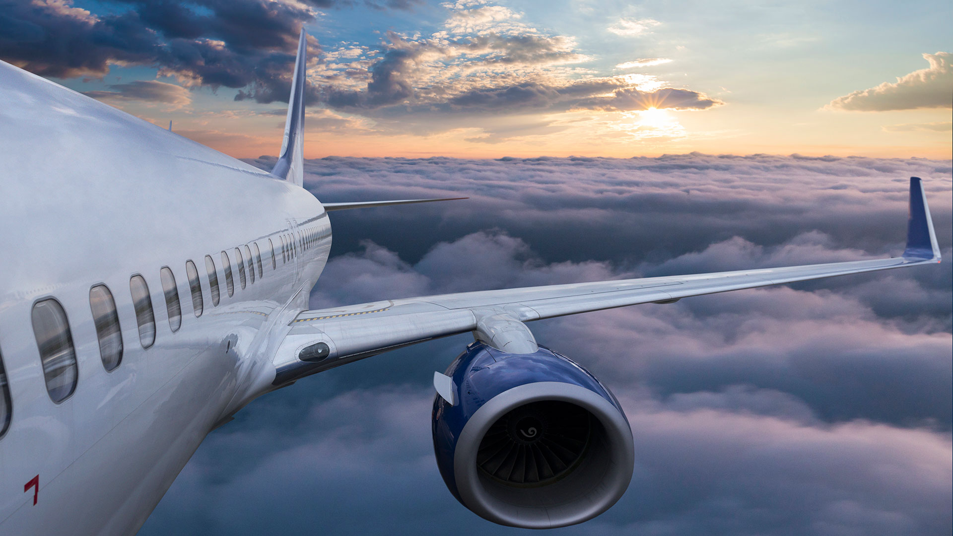 Concepto de verano y viajes vuelo en avión viajes en avión turismo