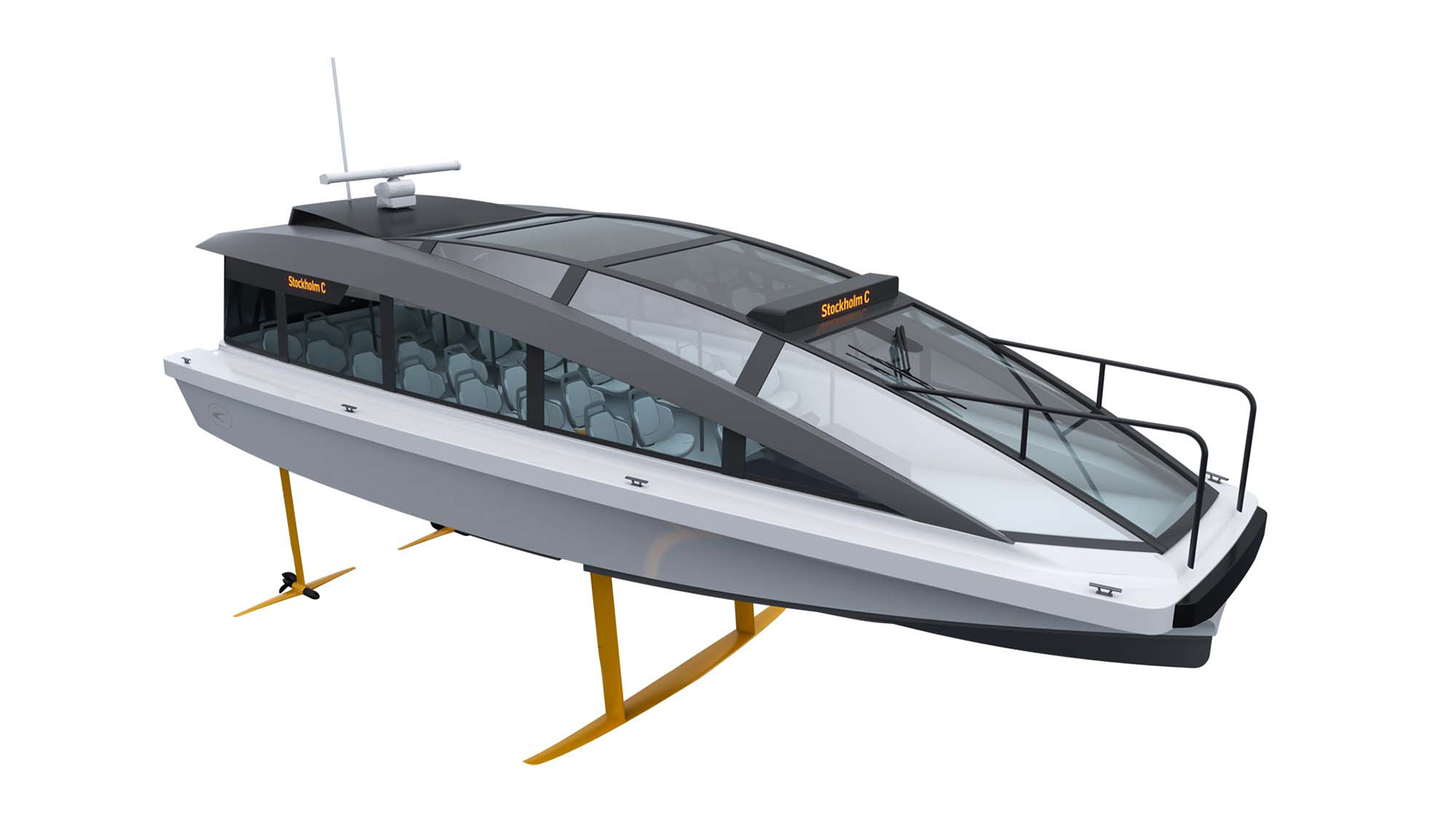Este barco de pasajeros o taxi acuático se empezará a comercializar a finales de 2022