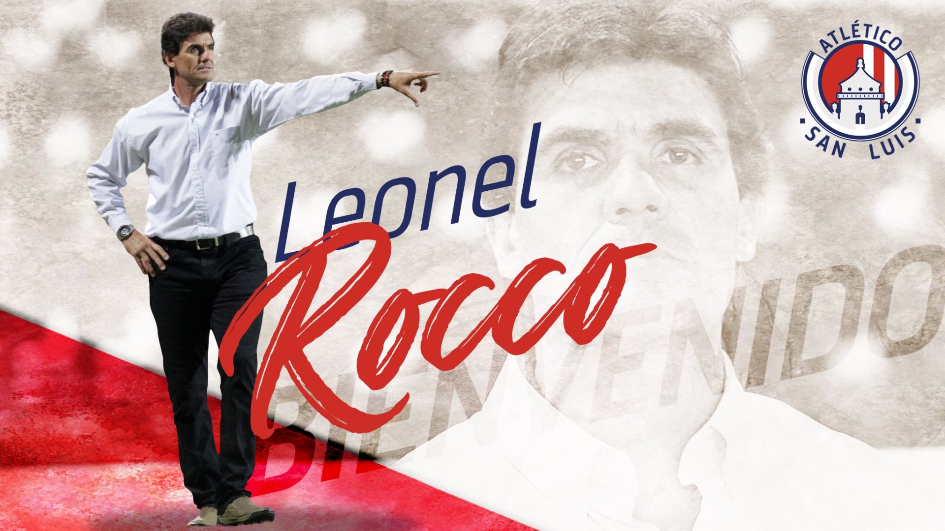 Leonel Rocco fue anunciado como nuevo entrenador del Atlético de San Luis de la Liga MX (Foto: Twitter @AtletideSanLuis)