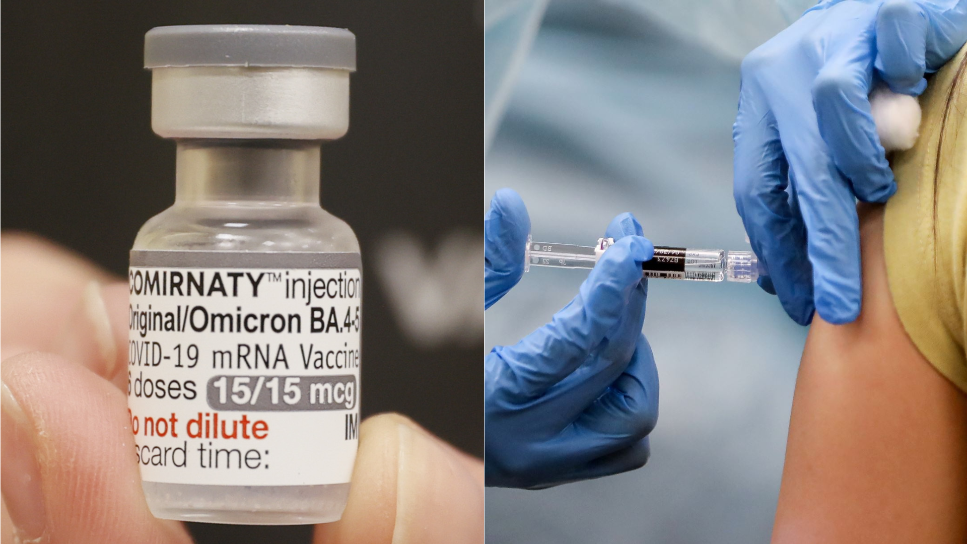 La vacuna bivalente de Pfizer registró altas tasas de efectividad en los ensayos clínicos previos (Andina)
