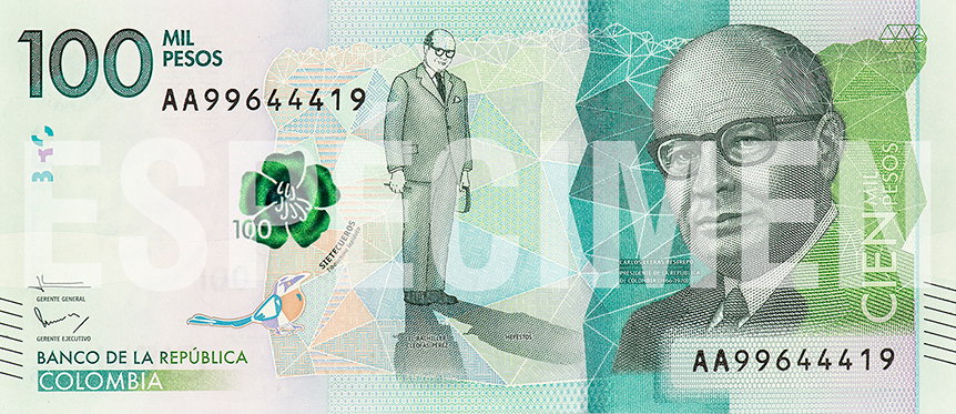 100,000 pesos bill