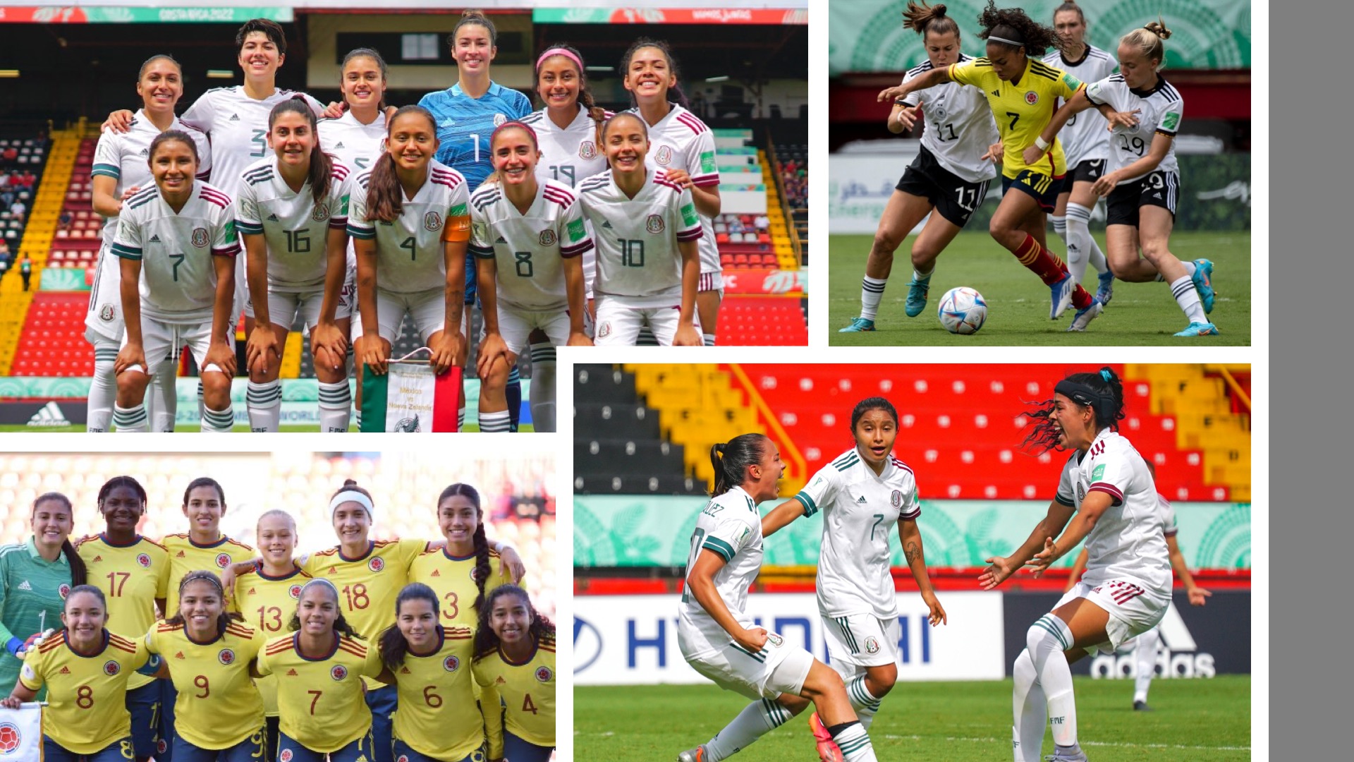México vs. Colombia (fecha 2 del grupo B) en la Copa del Mundo Femenina Sub-20
