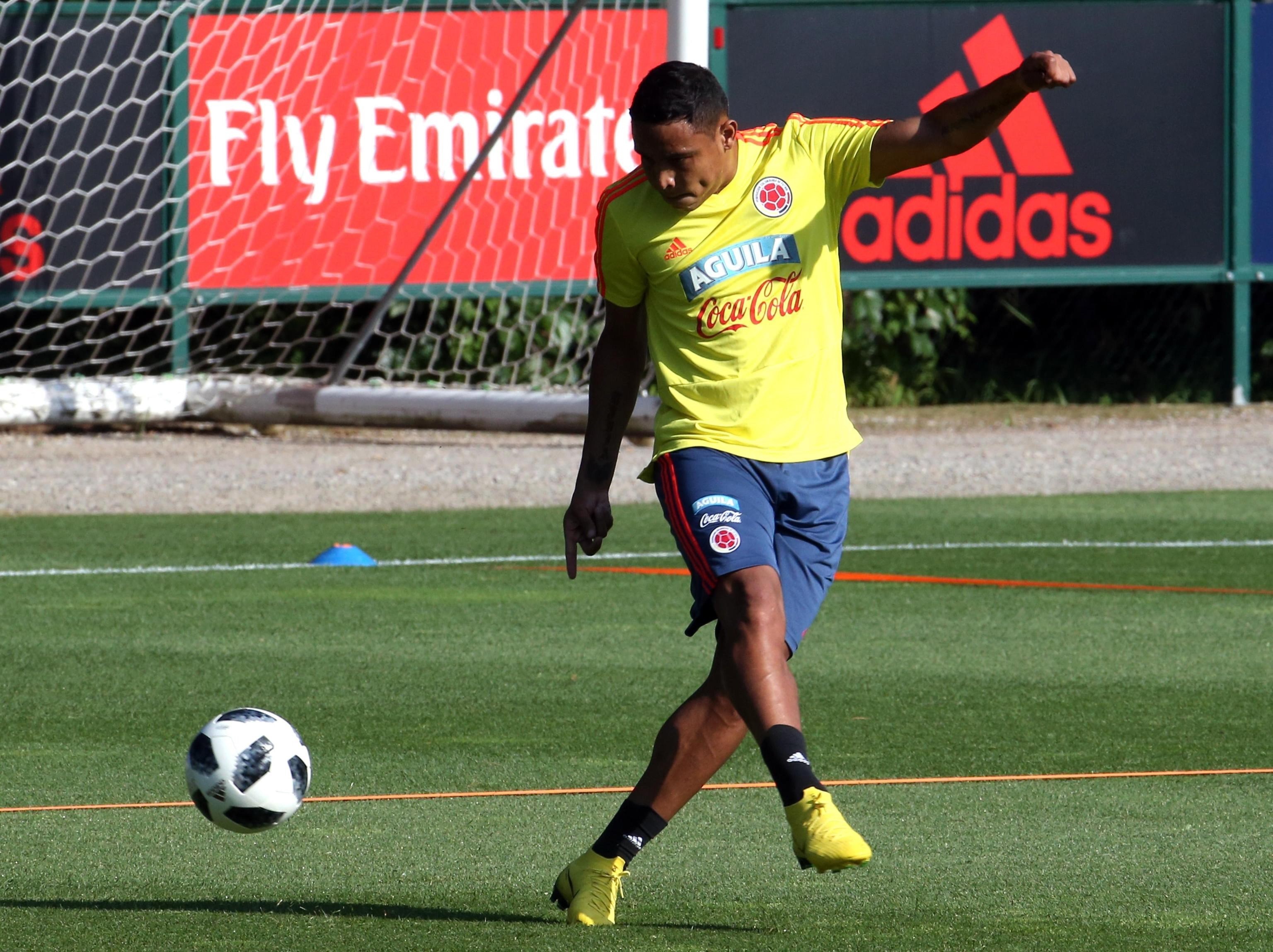 El delantero de la selección colombiana de fútbol Luis Fernando Muriel. EFE/MATTEO BAZZI/Archivo