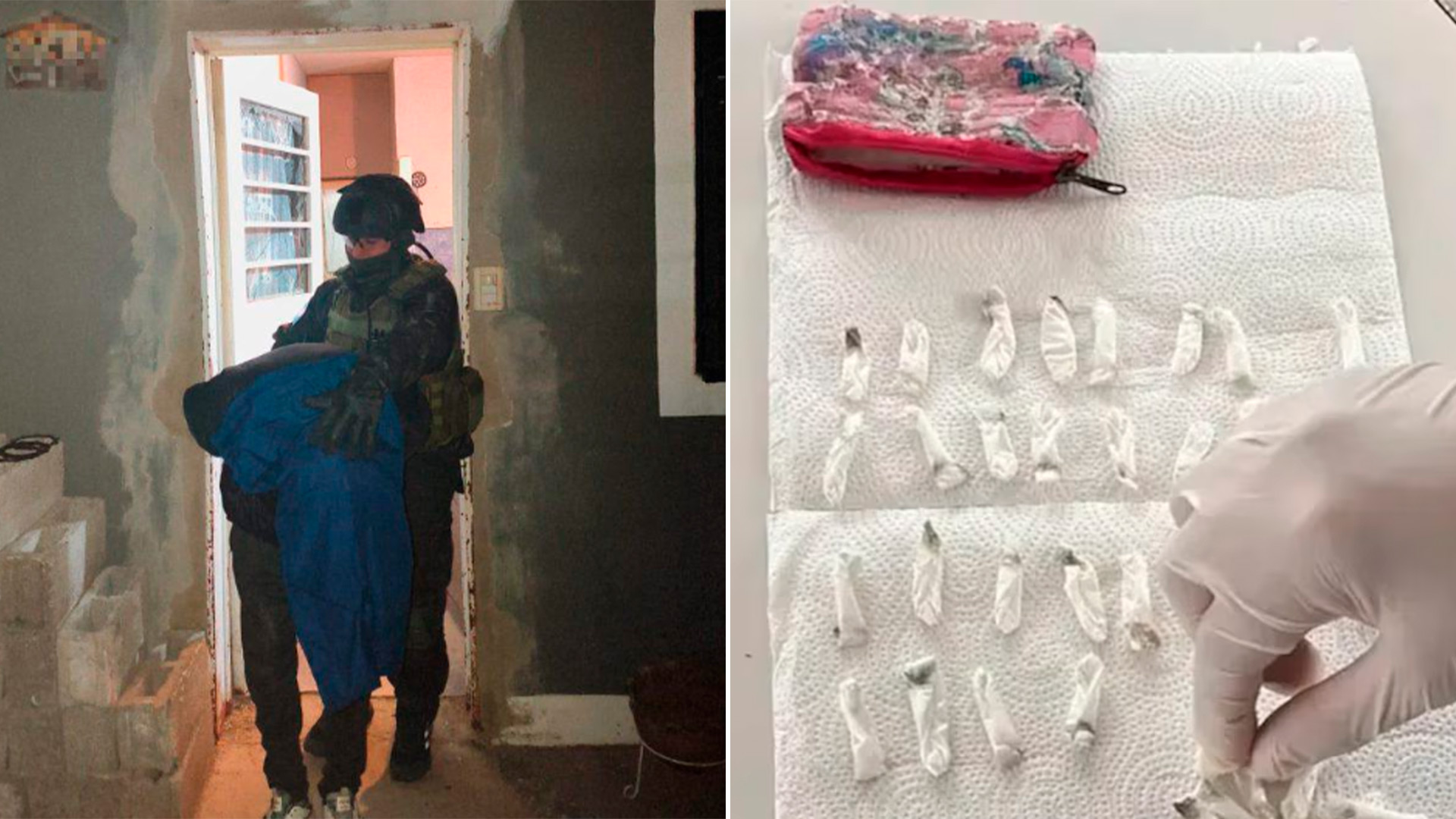 Detuvieron al pap&aacute; del nene de dos a&ntilde;os que lleg&oacute; al jard&iacute;n con 71 envoltorios de coca&iacute;na