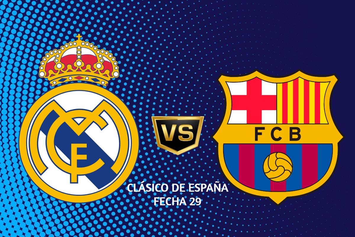 Real Madrid gegen Barcelona Tag, Uhrzeit und Kanal des spanischen Klassikers nach Datum 29 der LaLiga Santander