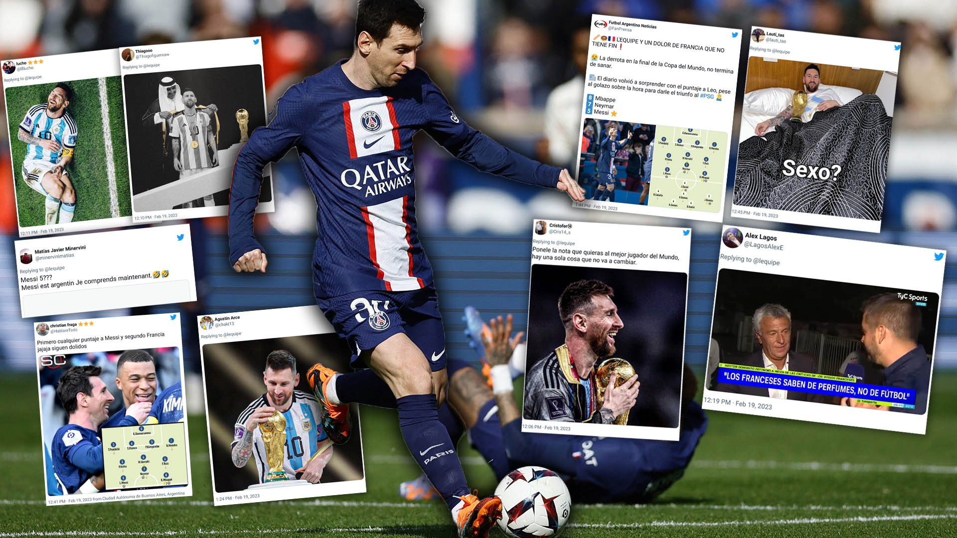 Los medios franceses calificaron con baja nota a Messi pese a que salvó al PSG y estallaron los memes