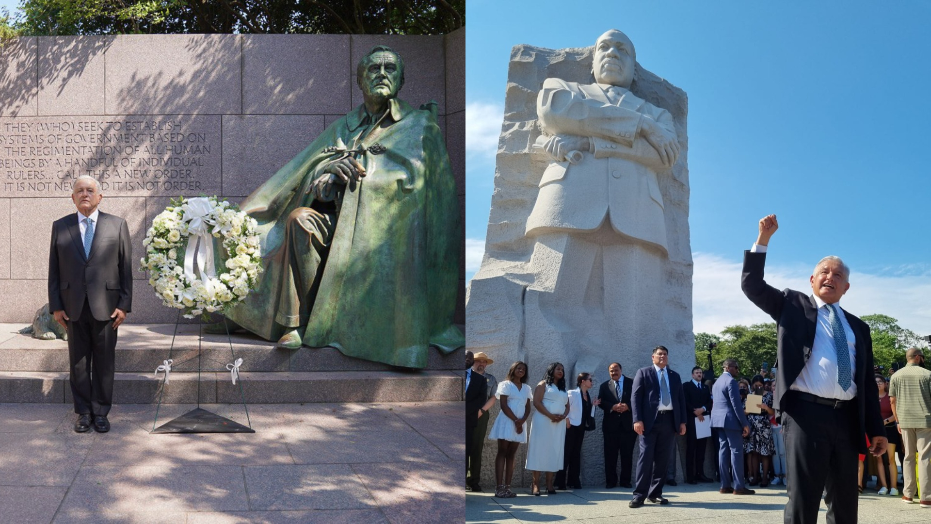 También criticó que no hubo alguna otra razón para asistir a Estados Unidos posterior a la reunión (Fotos: Gobierno de México)