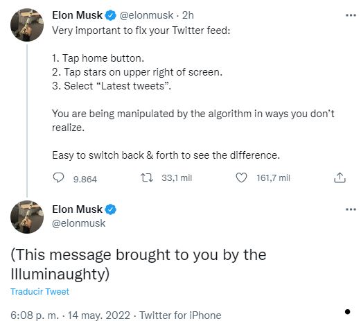 Twitter Elon Musk (Foto: Captura de pantalla)