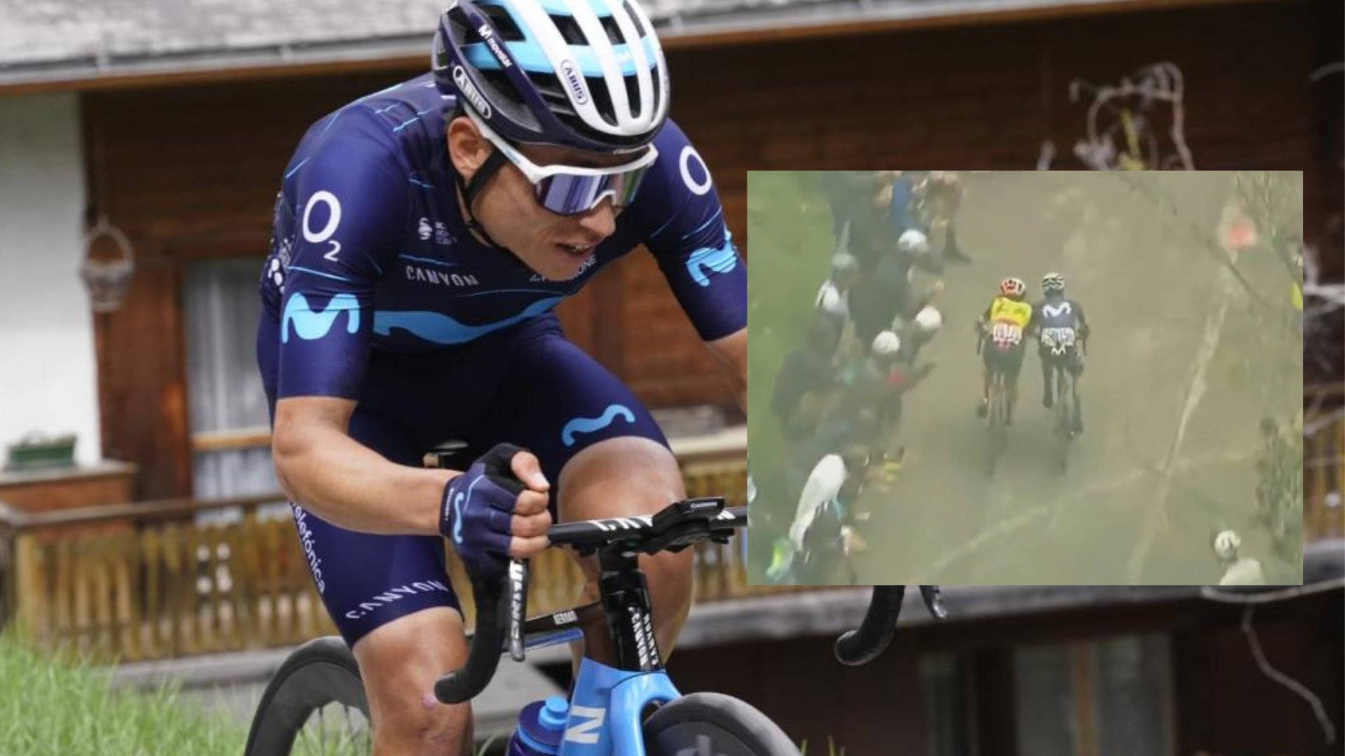 La UCI sancionó a Einer Rubio tras un empujón a un rival en el Giro de Italia