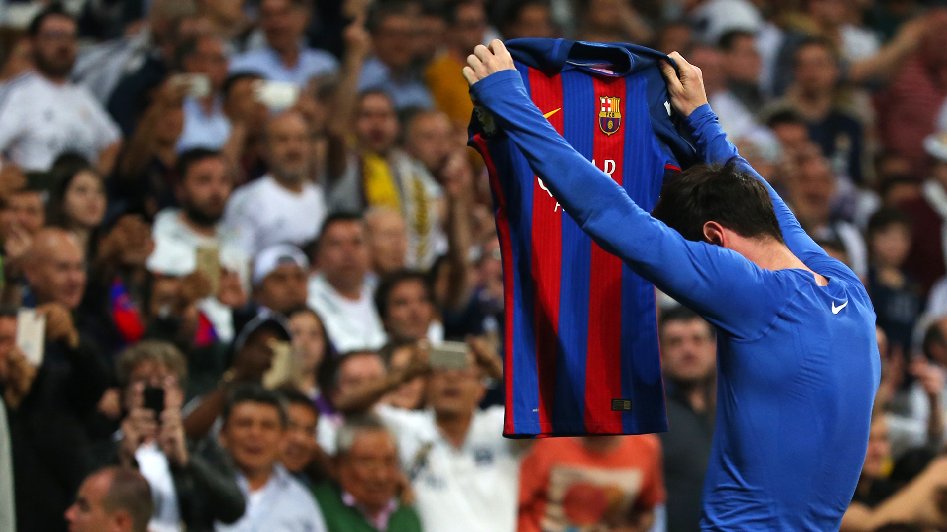 La Pulga protagonizó un festejo que será recordado por los amantes del fútbol (Reuters)