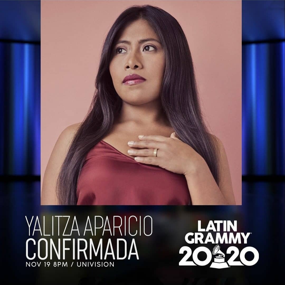 Yalitza Aparicio será una de las conductoras de la ceremonia de los Latin Grammy (Foto: Instagram@latingrammys)