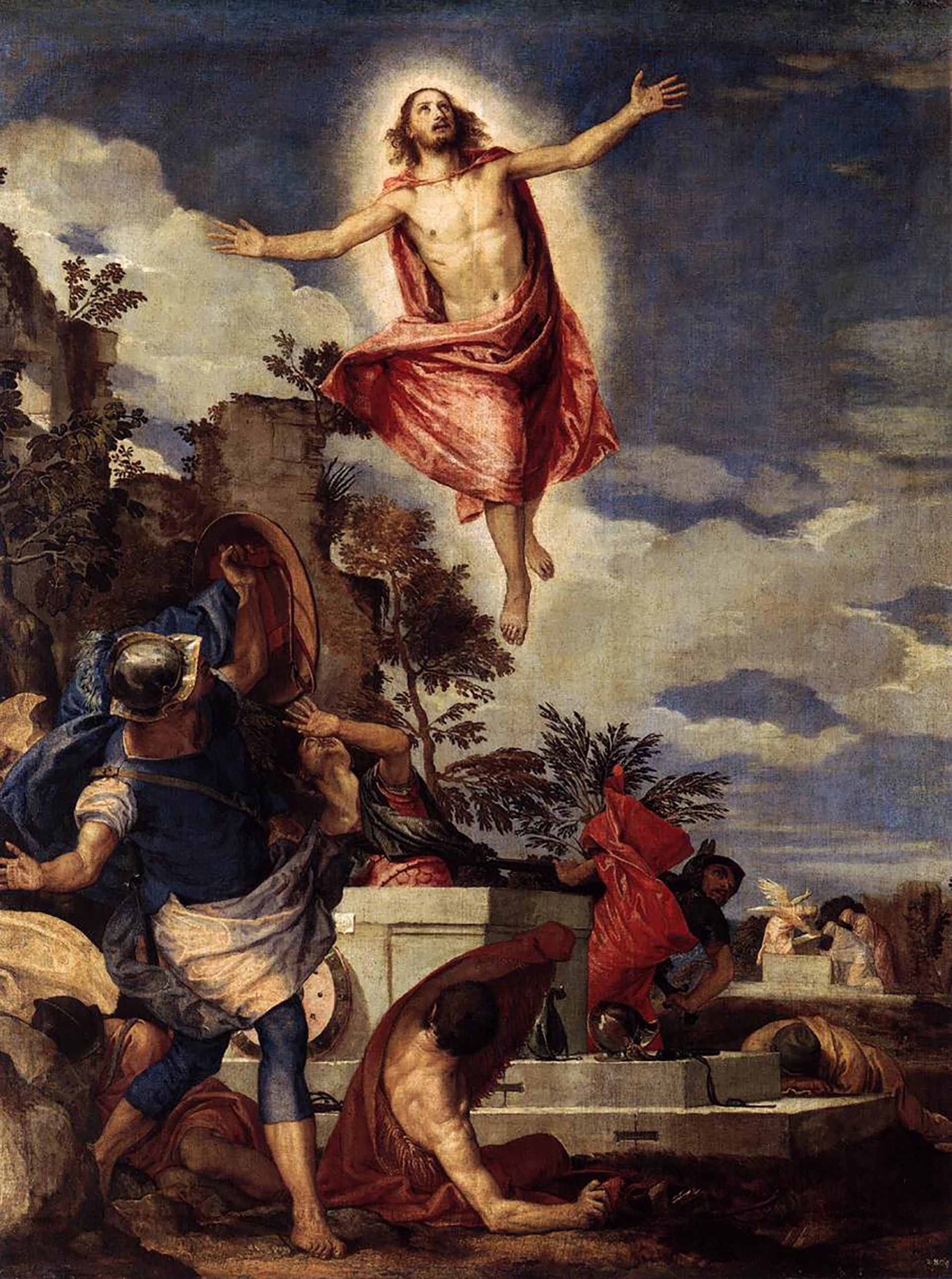 La ascensión de Cristo al cielo, cuadro de Veronese
