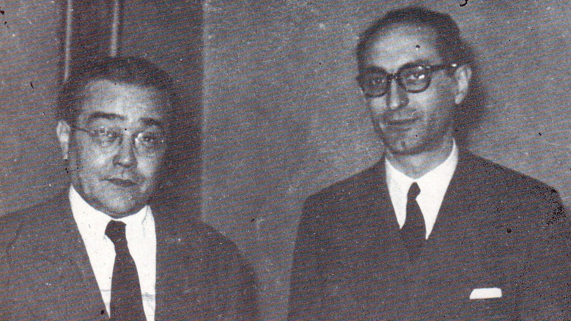 Junto a Arturo Frondizi, en una fotografía de 1946 cuando ambos eran diputados (Wikipedia)