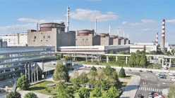 Vista de la planta nuclear antes de la invasión rusa (EnergoAtom)
