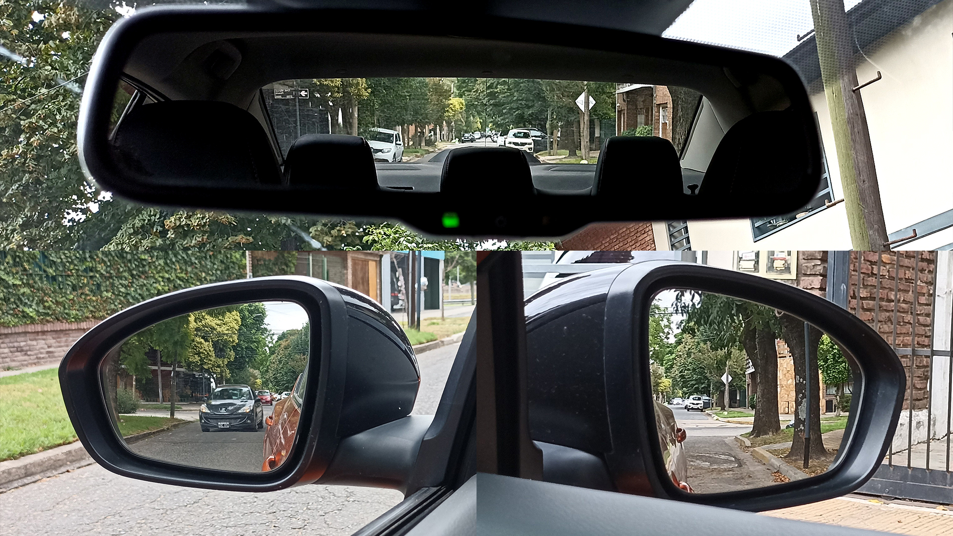 Los tres espejos cumplen una función vital para el tránsito ordenado. Mirar constantemente el entorno, evita sorprender a otros conductores con un cambio de dirección