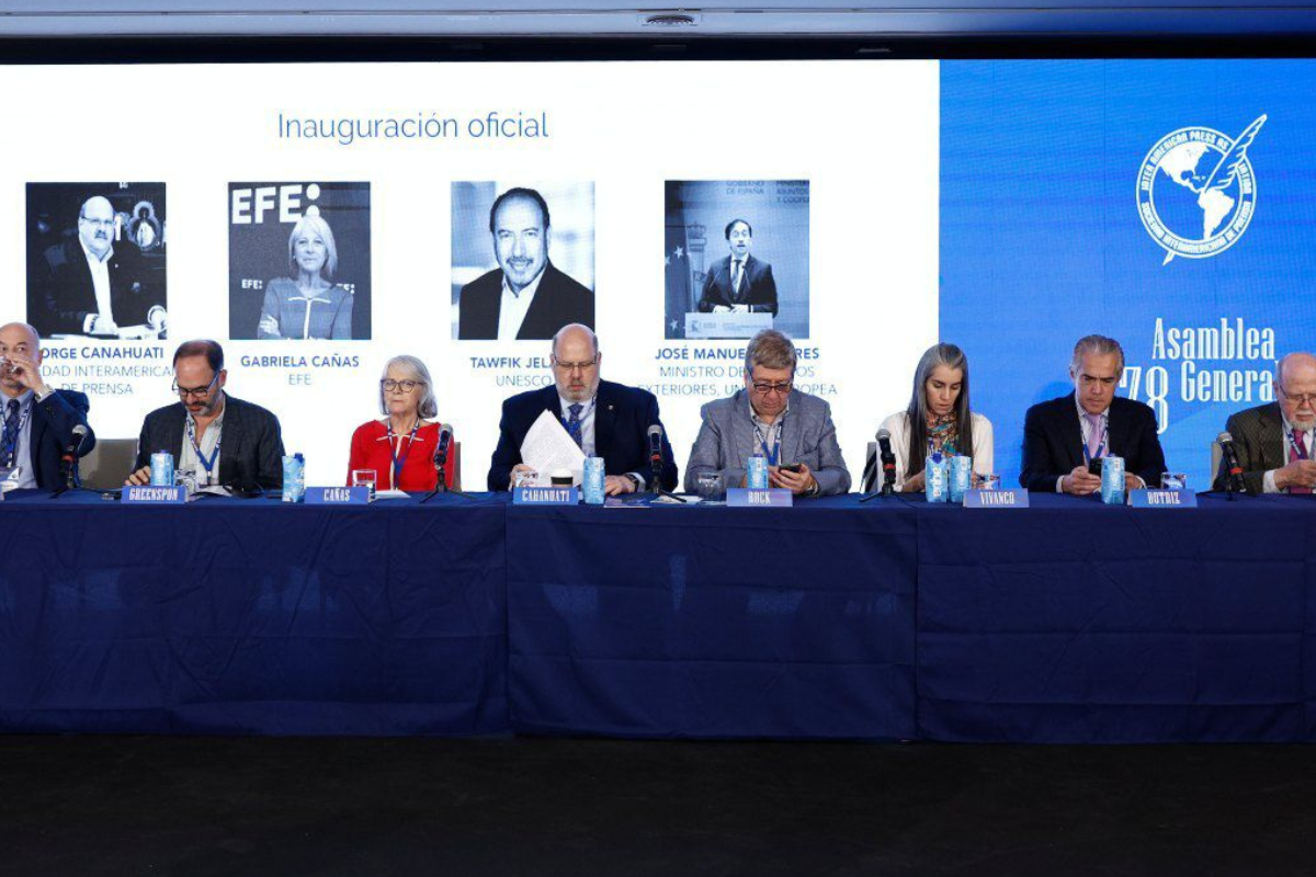 78° Asamblea General de la Sociedad Interamericana de Prensa. (EFE)