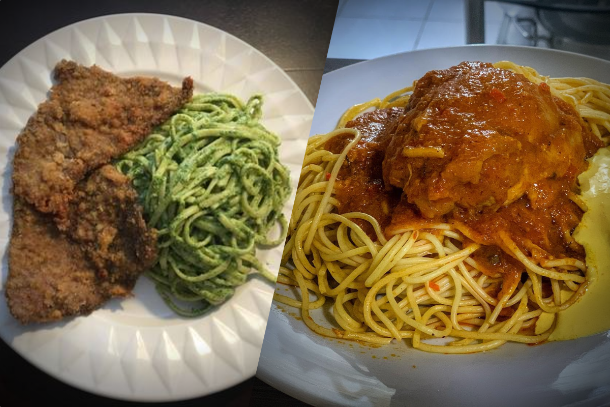 緑 赤 アルフレドのソースヌードルの作り方 簡単なレシピ Infobae