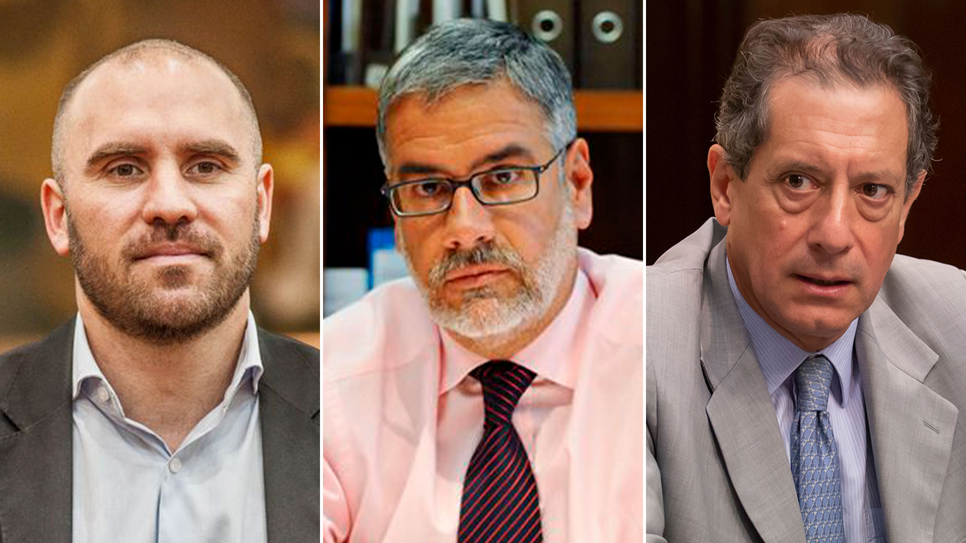 Martín Guzmán, Roberto Feletti y Miguel Pesce. Los 3 principales encargados de combatir la inflación