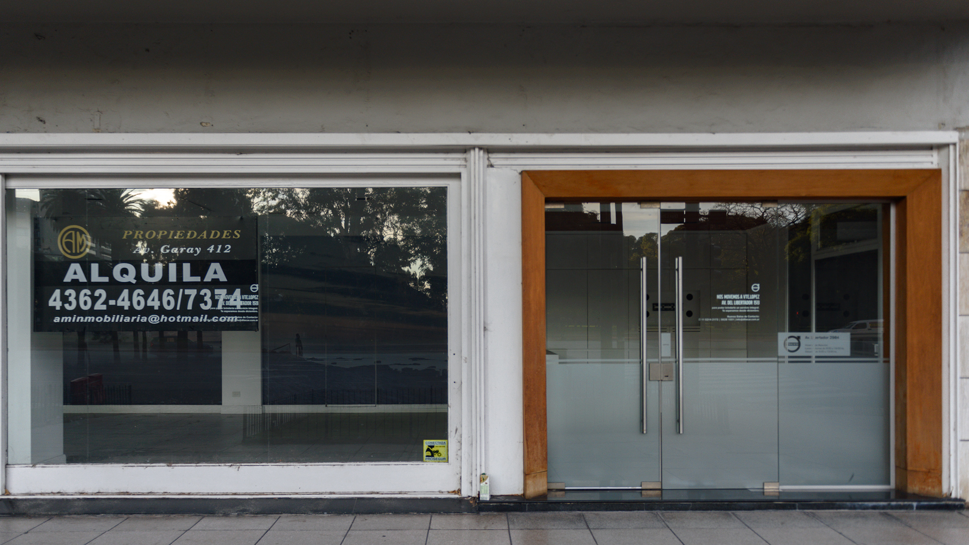 Libertador 2984, esquina Árabe Siria. Allí funcionaba un showroom boutique de Volvo que había sido inaugurado en 2017