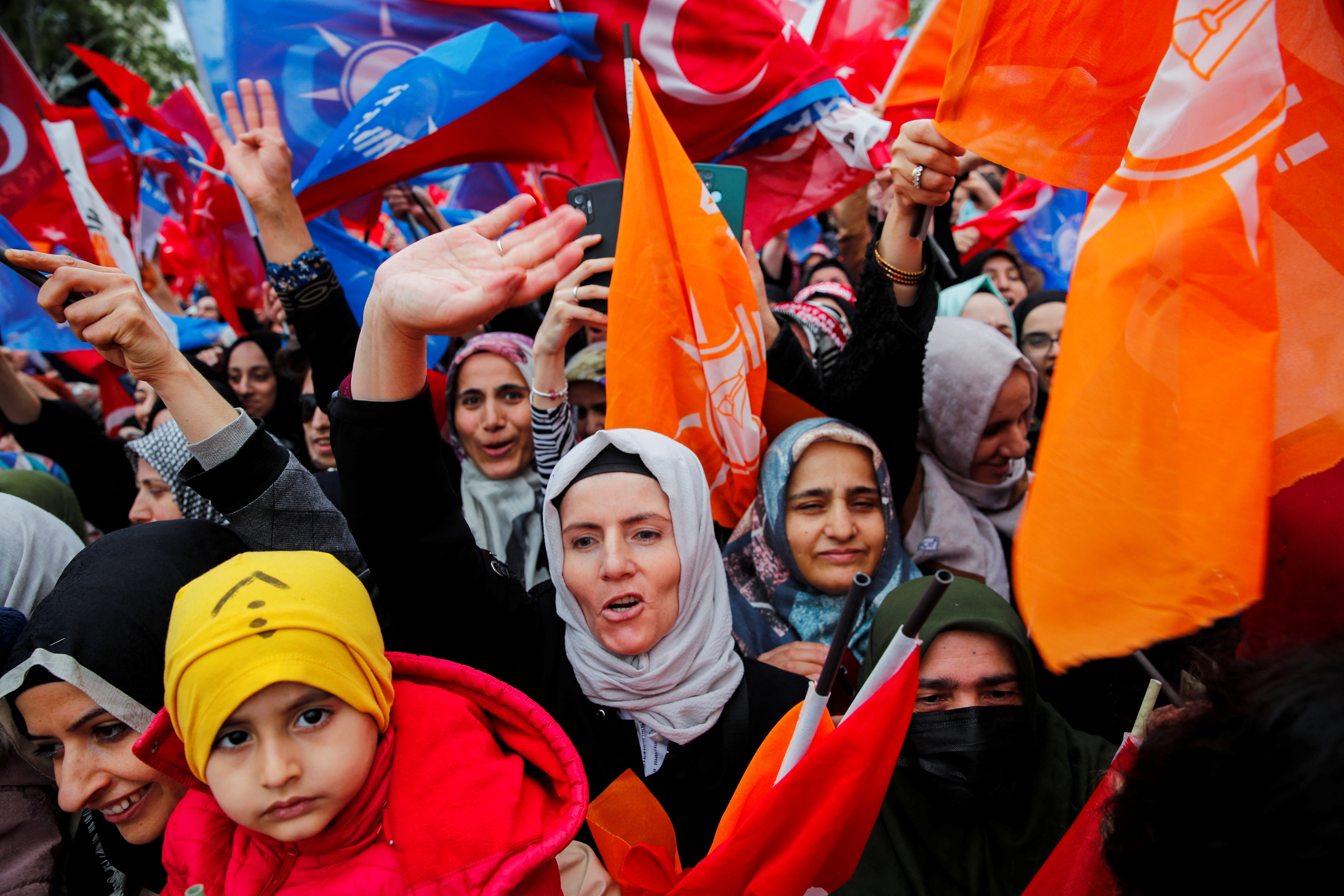 El cierre de campaña en Turquía (REUTERS/Dilara Senkaya)