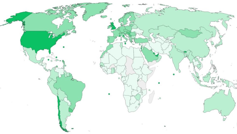 La expansión de la variante india en el mundo
