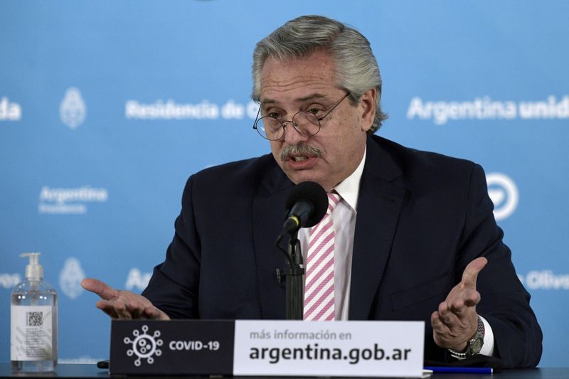 El presidente Alberto Fernandez (Foto: Reuters)