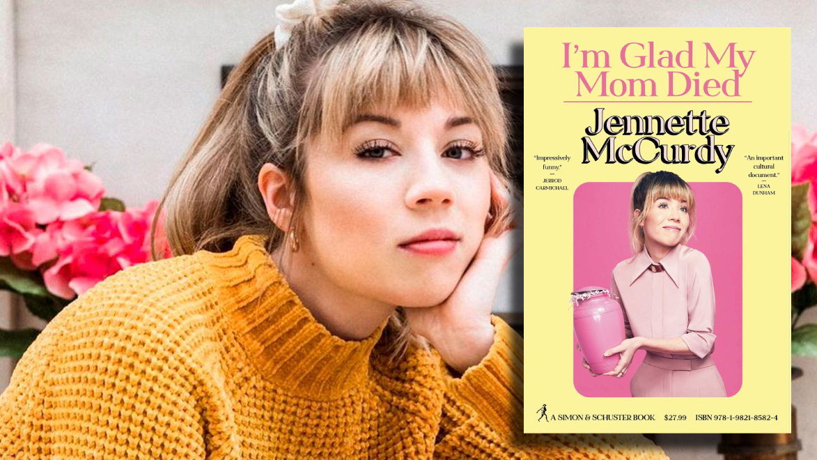 "Estou feliz que minha mãe morreu" livro escrito por Jennette McCurdy.