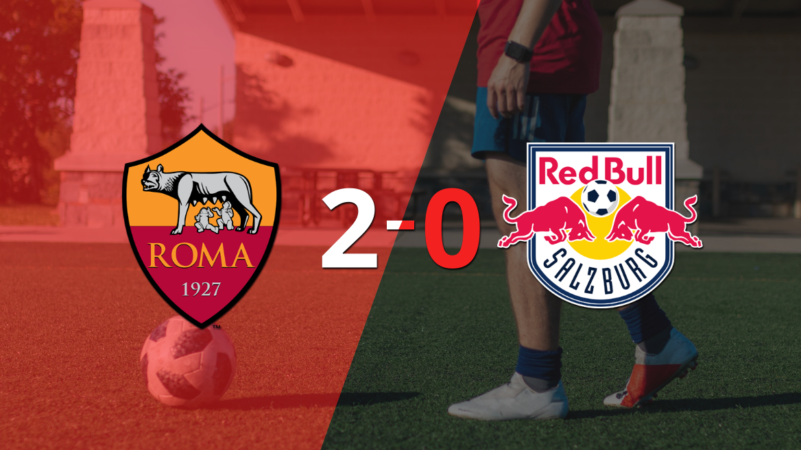 Con un marcador 2 a 0, Roma derrotó a Red Bull Salzburgo y quedó en Octavos de Final