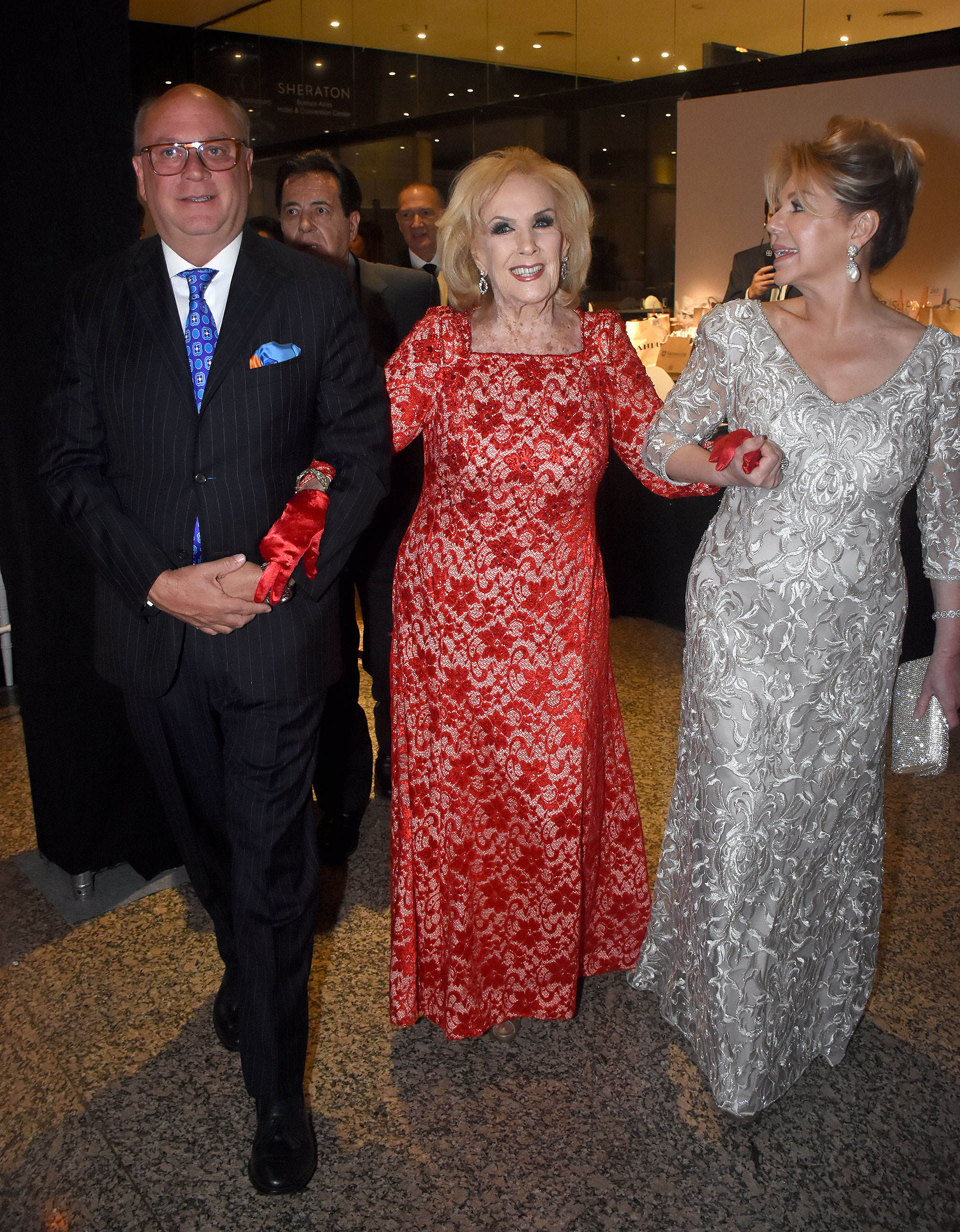 Martín Cabrales, Mirtha Legrand y Diana Chugri 