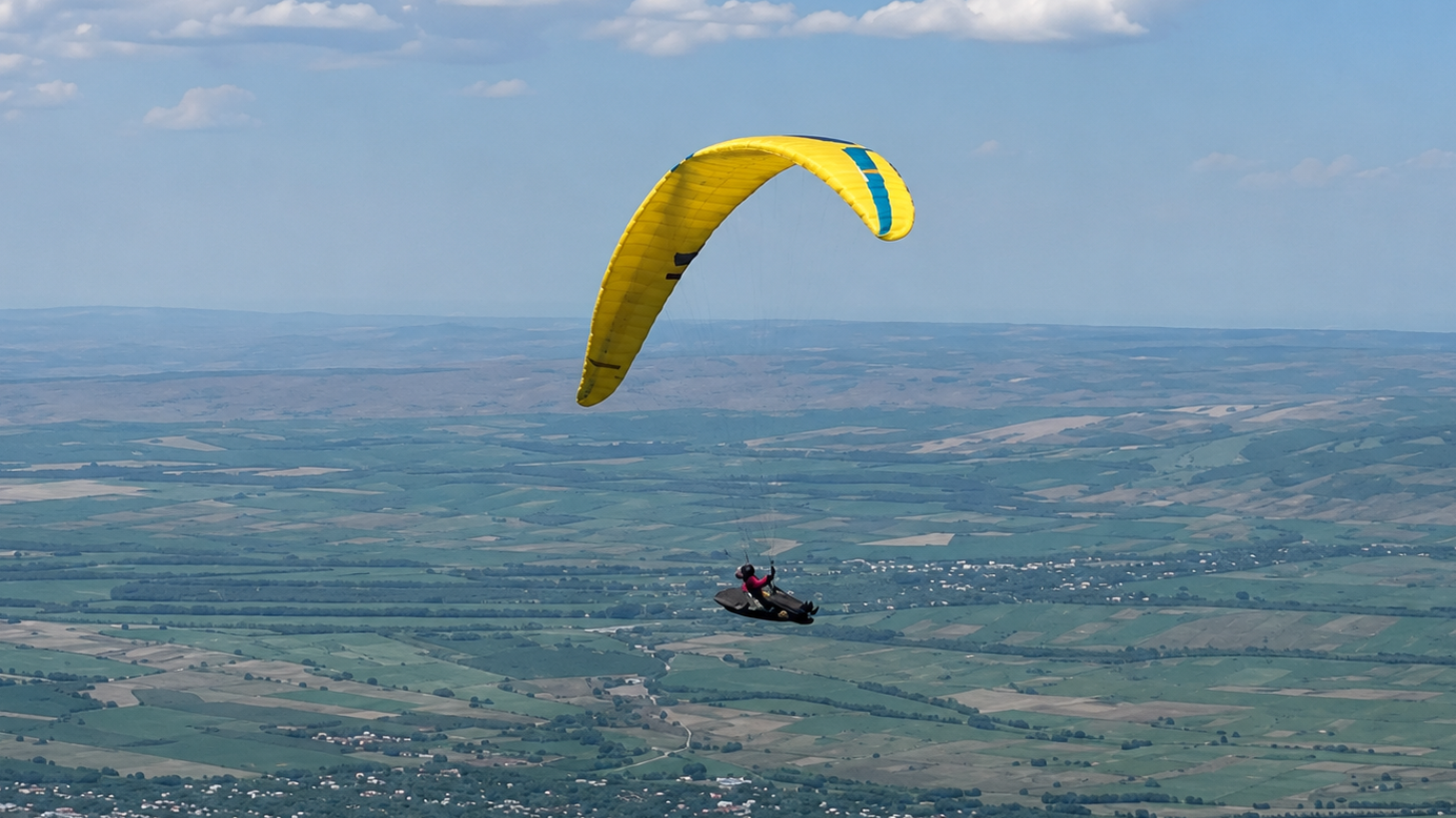 Kazajistán escenario de la primera Copa del Mundo de parapente en Asia  Central - Infobae