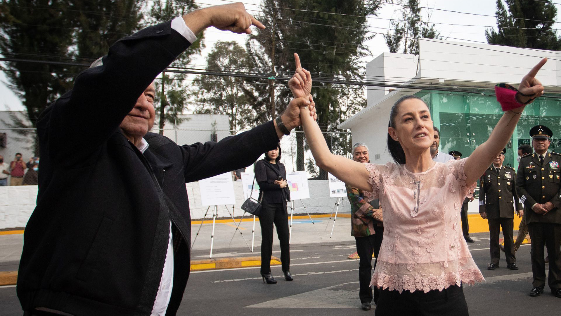 El presidente López Obrador y la jefa de gobierno utilizaron sus conferencias diarias para difundir la polémica campaña (Foto: Cuartoscuro)