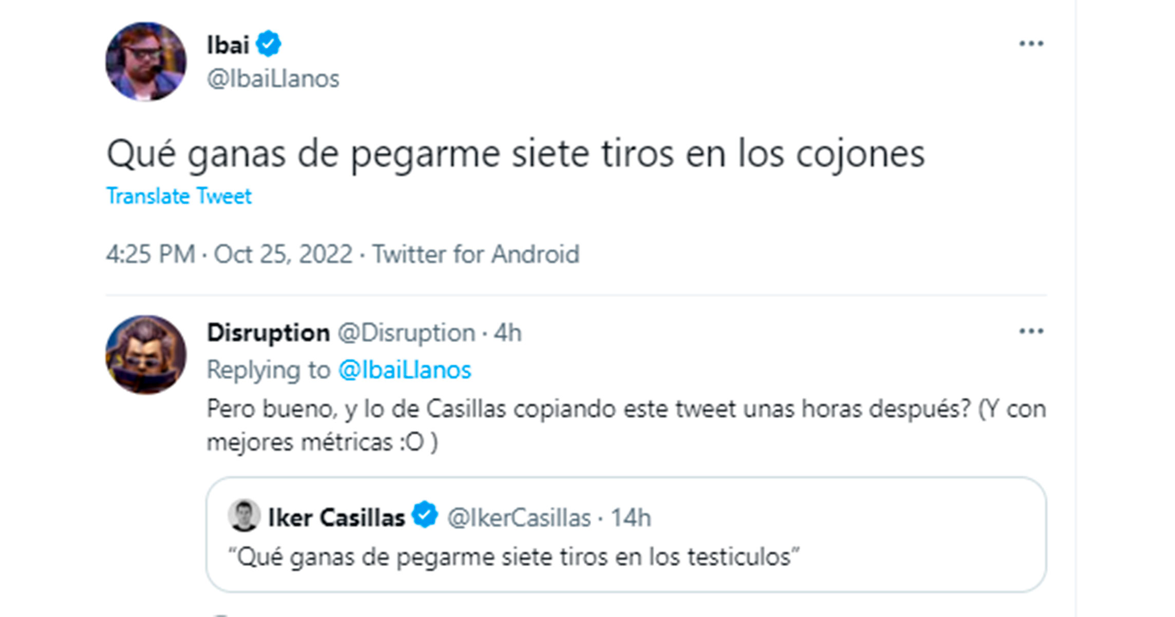 El posteo inicial del streamer Ibai Llanos