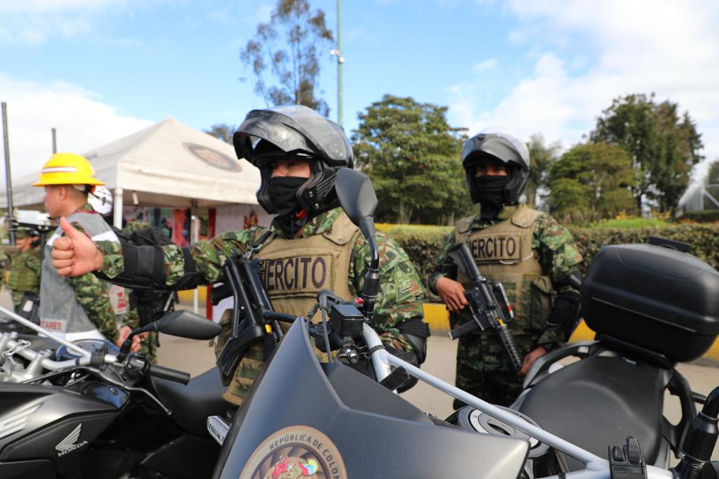 8.000 soldados del Ejército Nacional estarán en las carreteras del país durante temporada de viajes