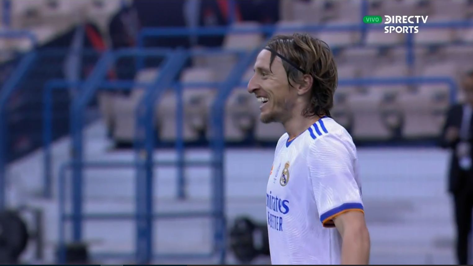 Luka Modric anotó el 1-0 en Real Madrid vs Athletic Club por final de Supercopa de España 2022.