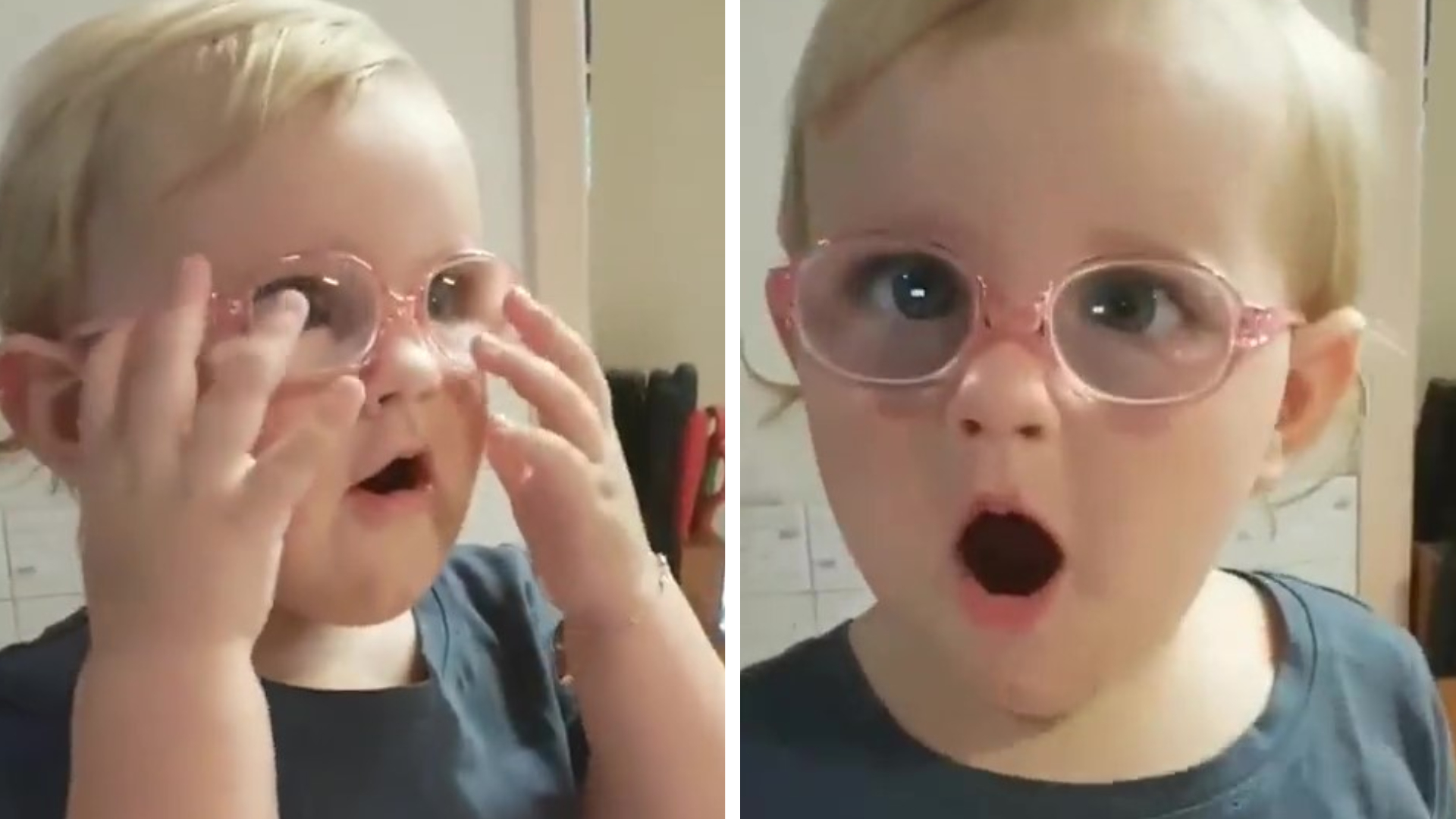 El video viral más tierno: la emocionante reacción de una nena al usar  lentes por primera vez - Infobae