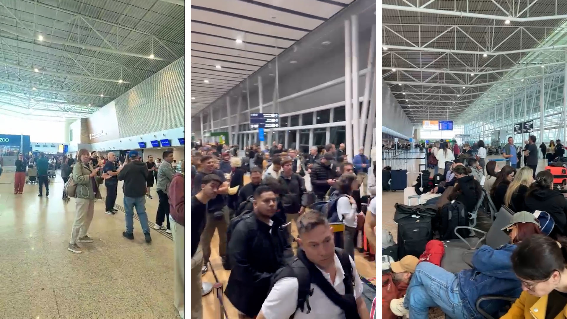 Un avi&oacute;n que se dirig&iacute;a de Buenos Aires a Madrid aterriz&oacute; de emergencia en Brasil y hay 400 pasajeros varados desde el domingo