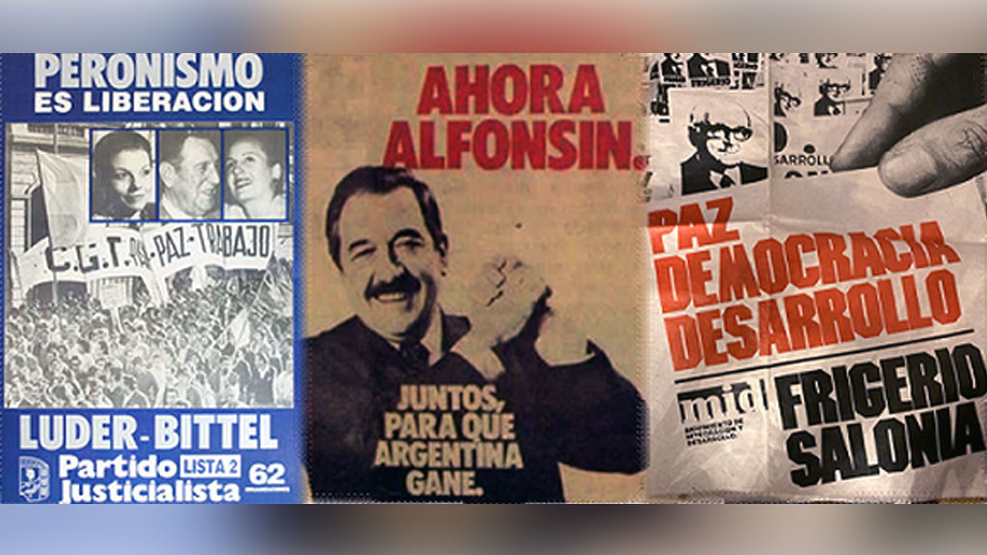 “Argentina elige” la muestra que recorre la campaña electoral de 1983 a través de sus afiches