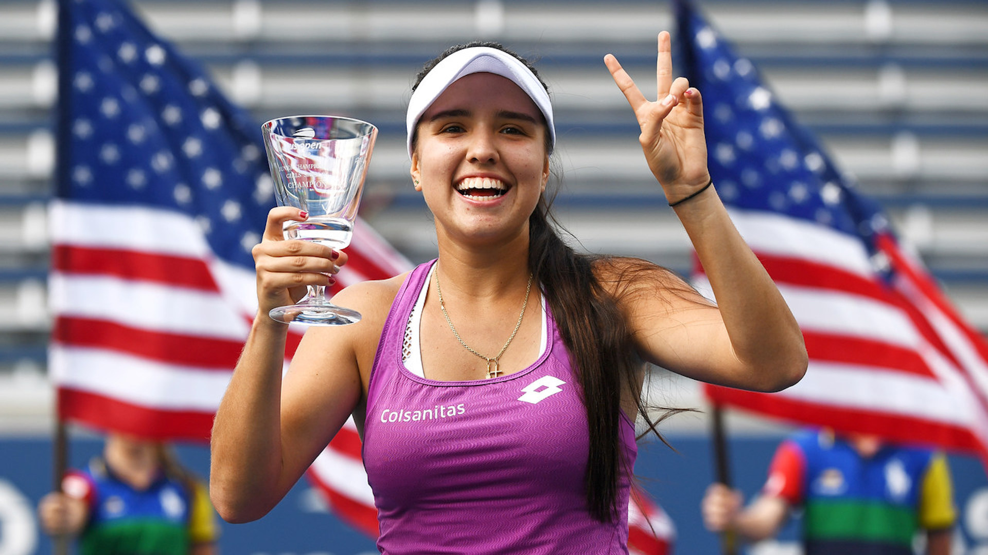 Imagen de archivo. A sus 17 años María Camila Osorio se coronó campeona del US Open Junior 2019, en la categoría individual femenina / (Garrett Ellwood/USTA)