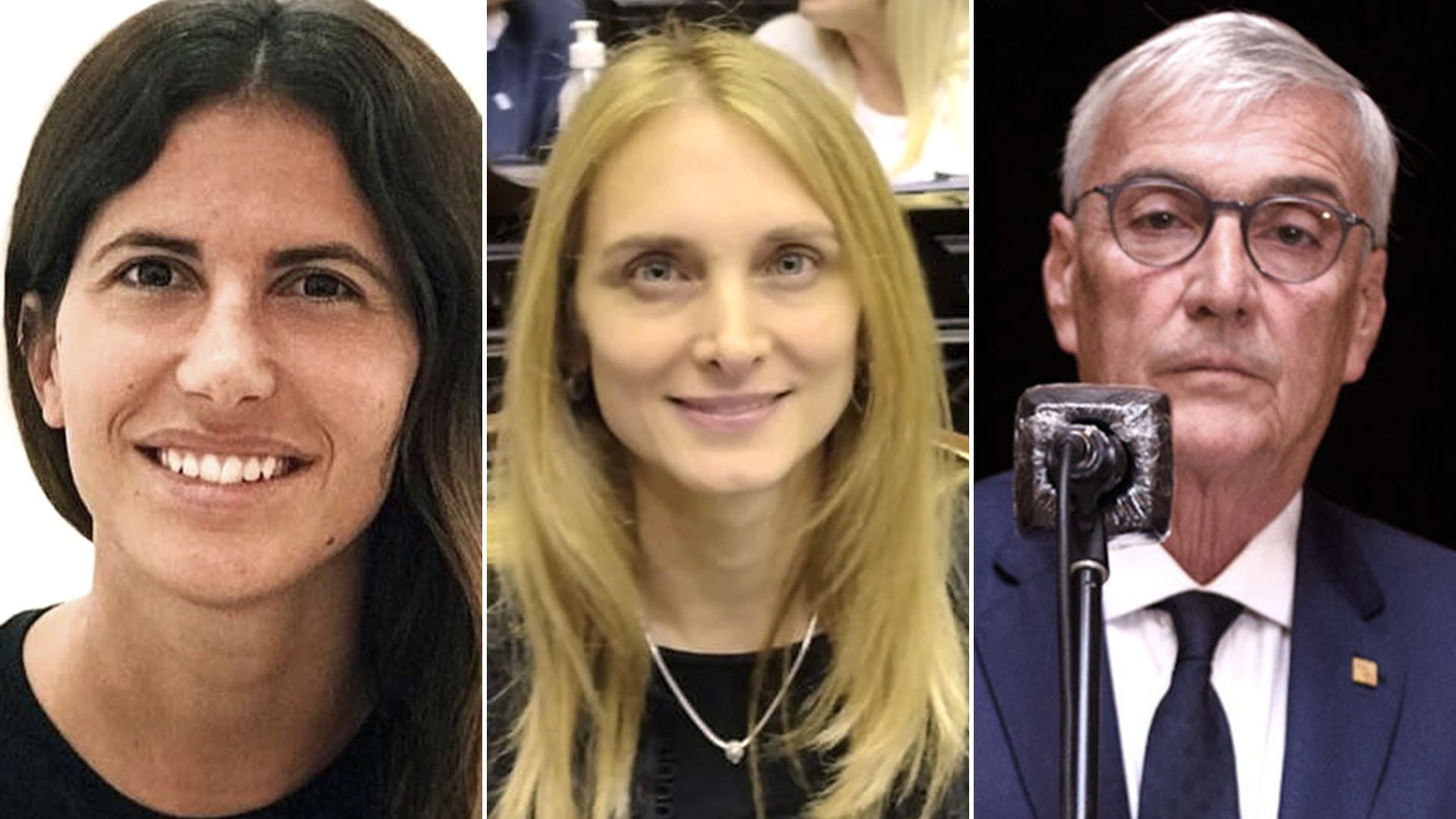 Camila Crescimbeni, Gabriela Brouwer de Koning y Alvaro González, los tres diputados de JxC que estuvieron ausentes en una votación clave