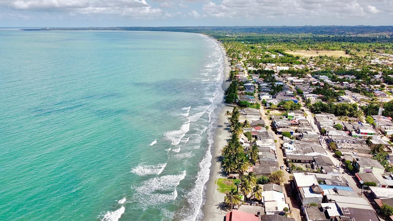 Panorámica de Moñitos, Córdoba, Colombia