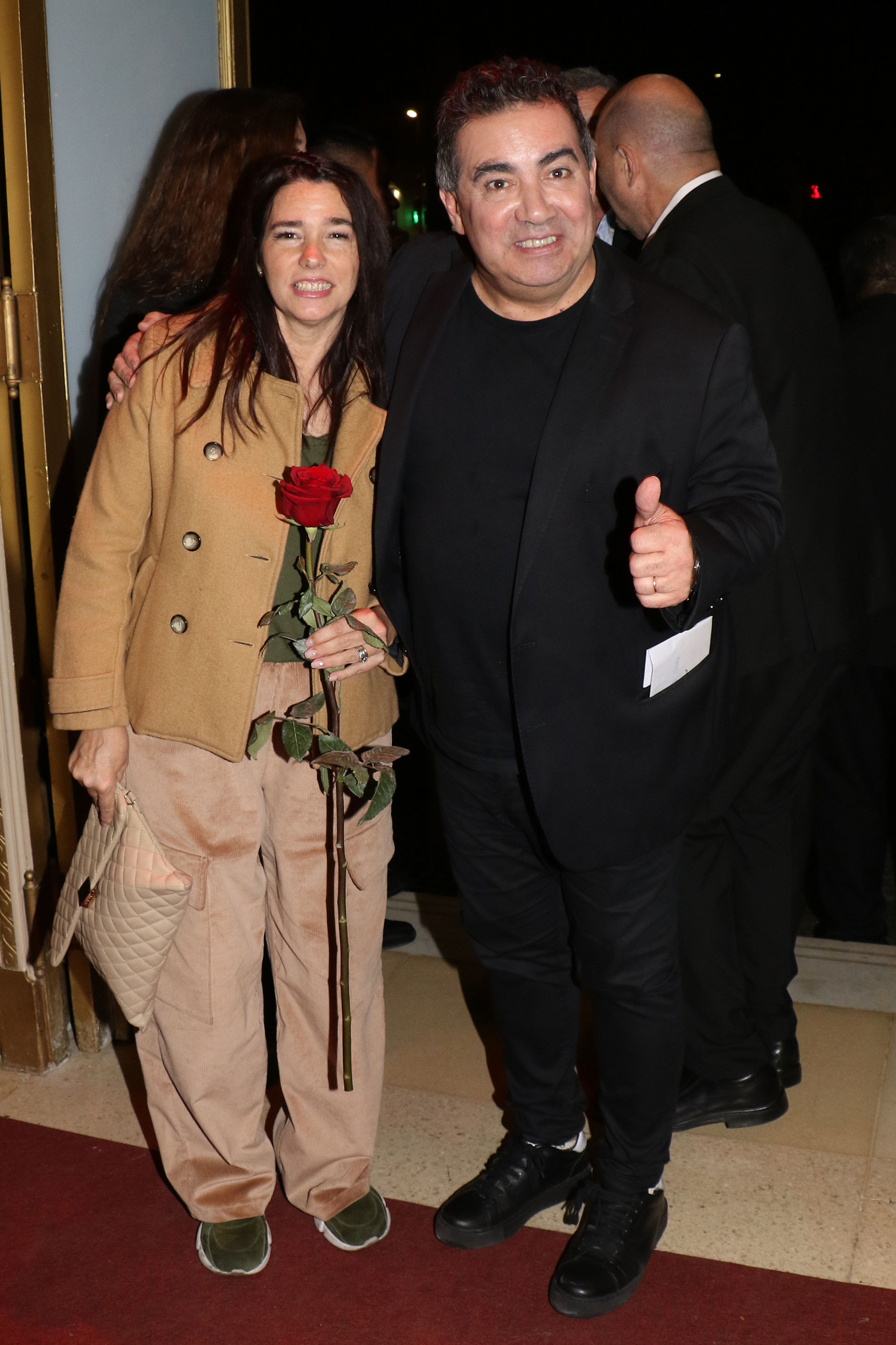 Diego Pérez y su pareja Mariela