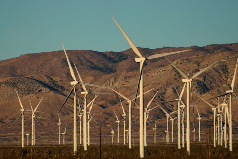 Un parque eólico en Movave, California (Foto: Reuters)