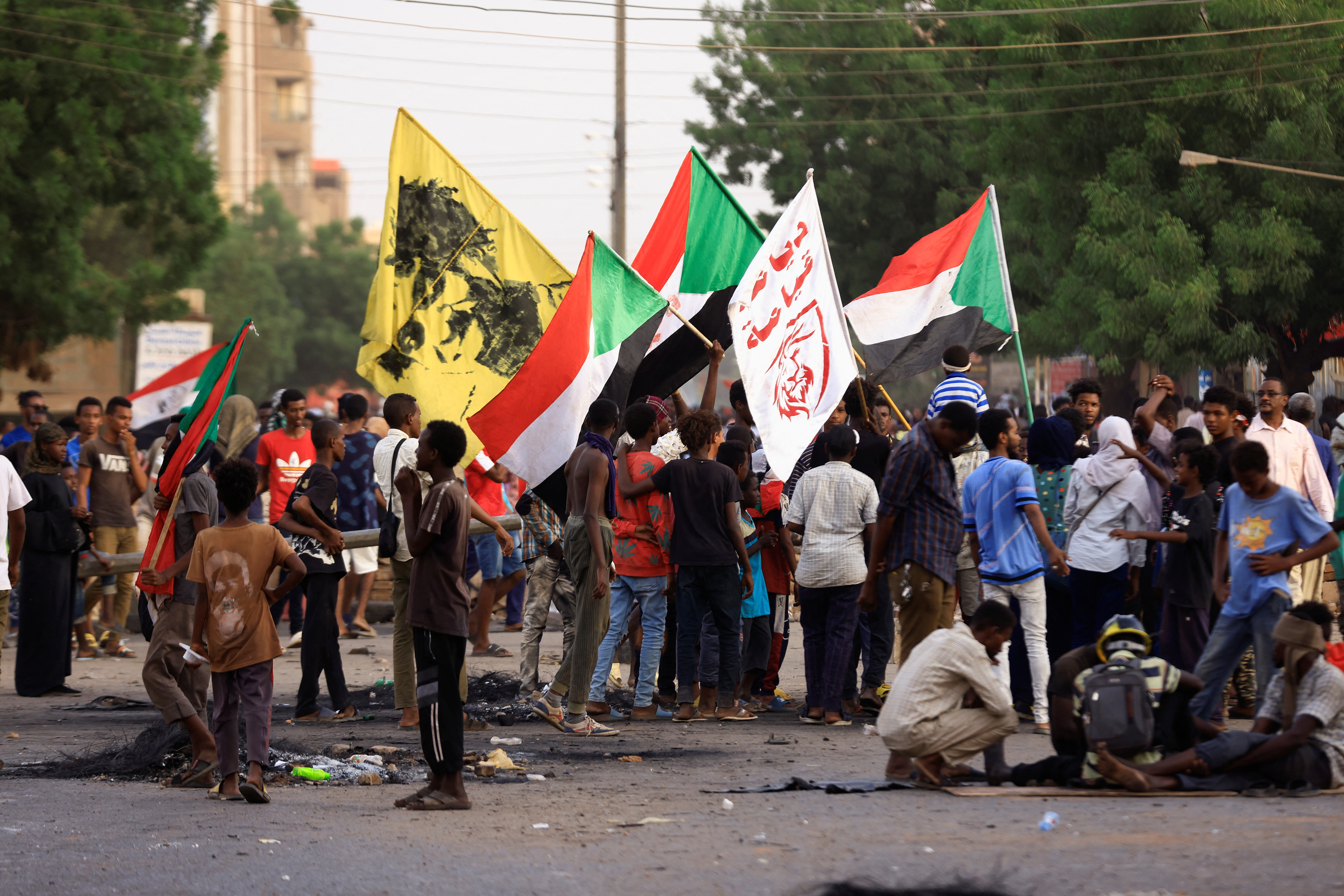 La represión del jueves, la jornada de protestas más mortífera de 2022, desencadenó un movimiento espontáneo (REUTERS/Mohamed Nureldin Abdallah)