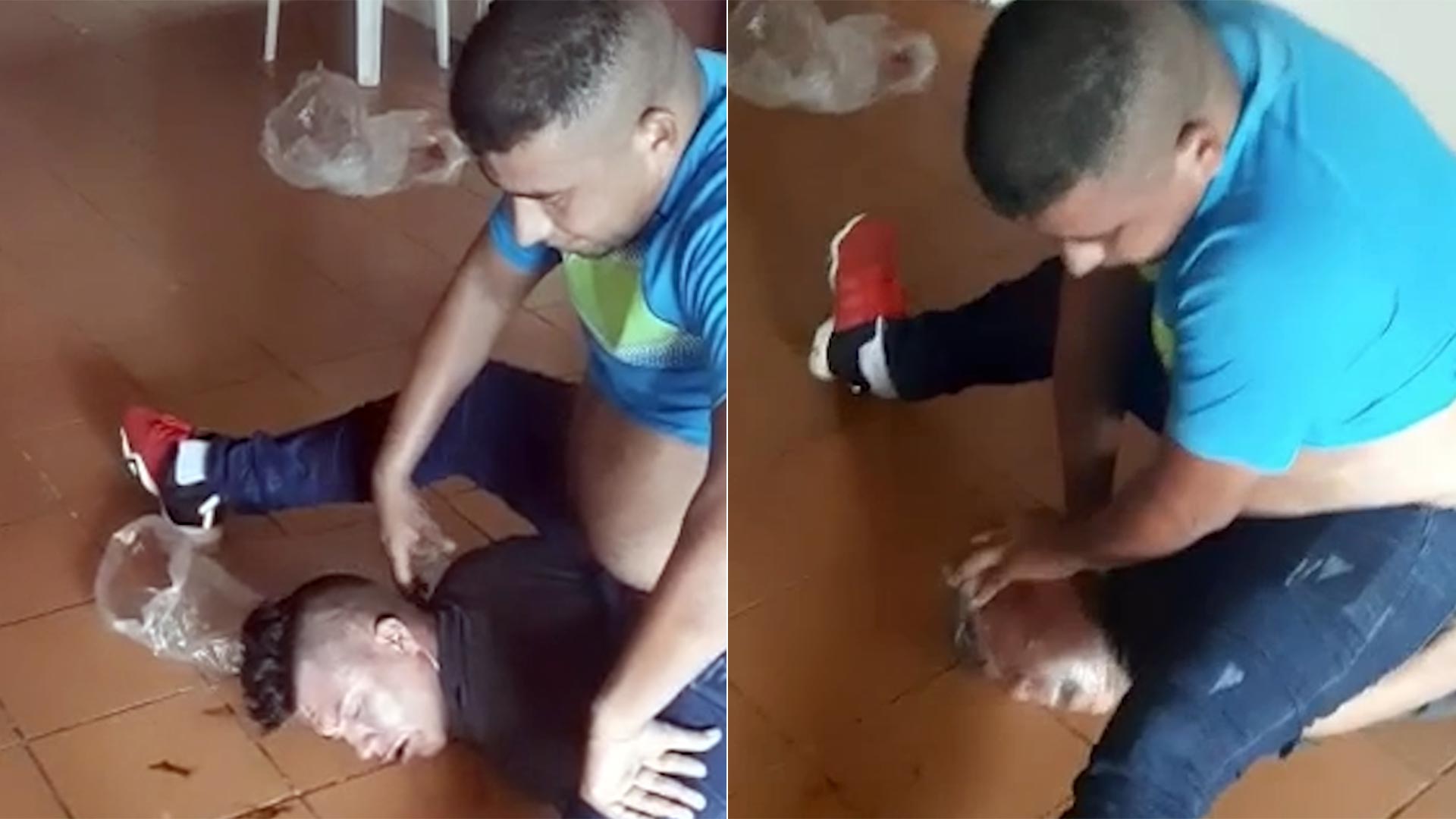 El brutal video de un sargento retirado de la Fuerza Armada de Venezuela que se grabó torturando a un joven