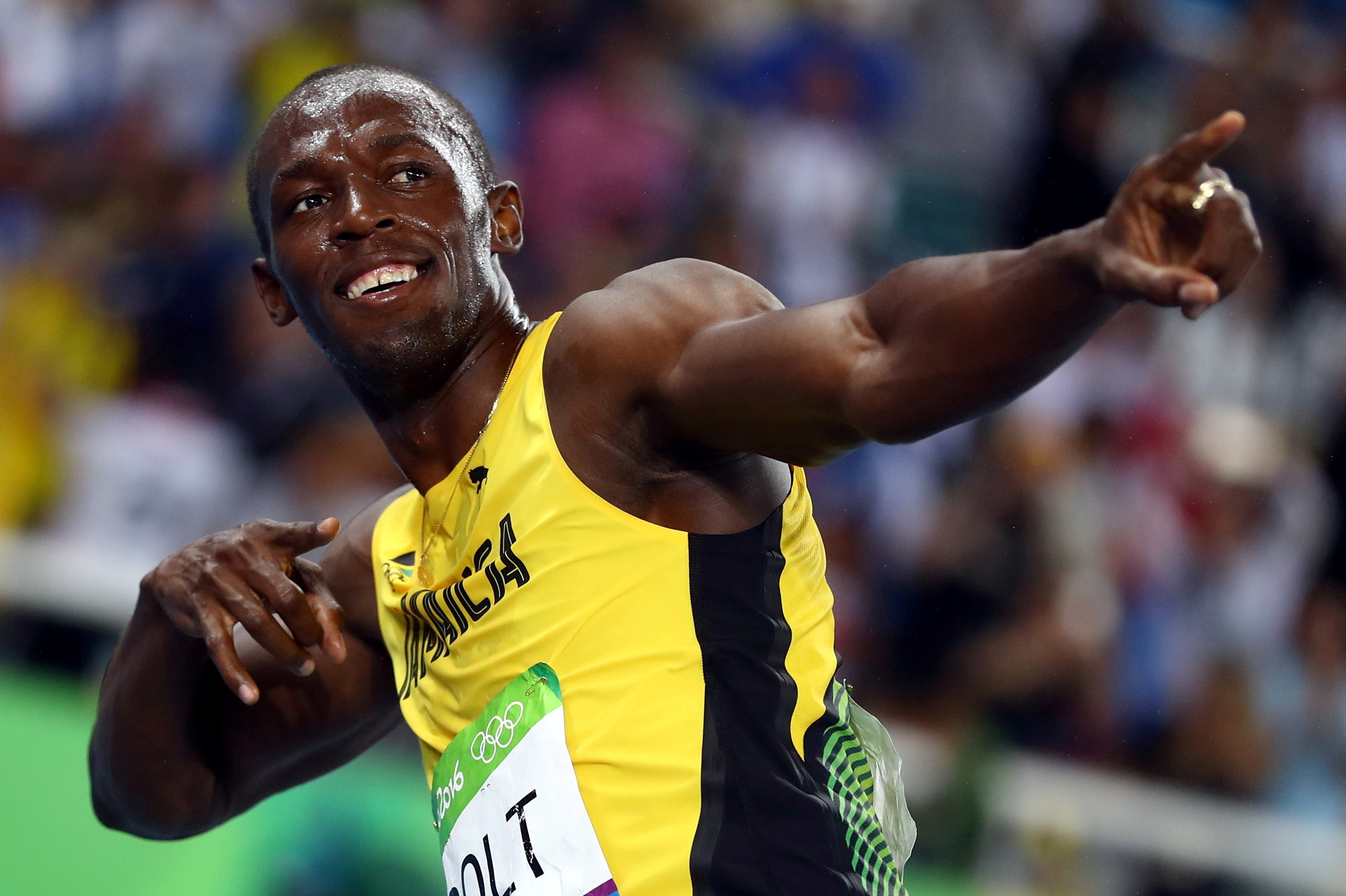 Usain Bolt moves to trademark logo of signature pose - ESPN