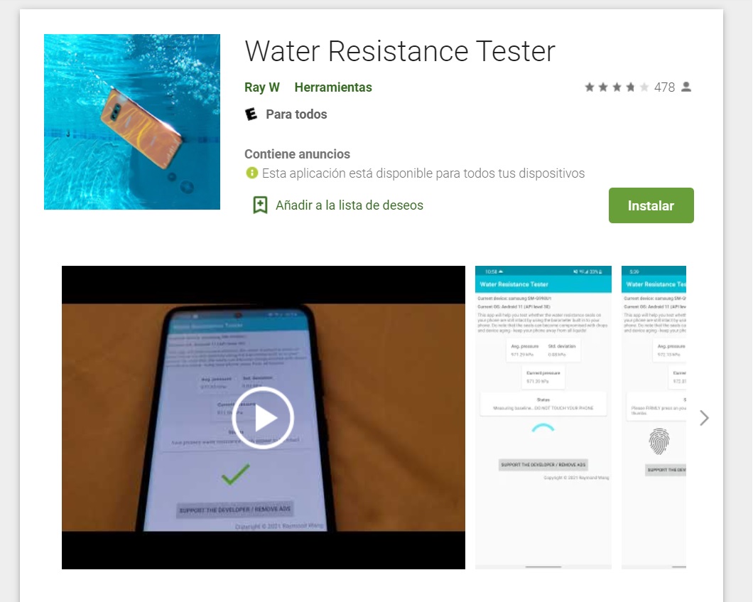 Cómo Es La App Que Te Permite Saber Si La Resistencia Al Agua De Tu Celular Funciona Infobae 6139