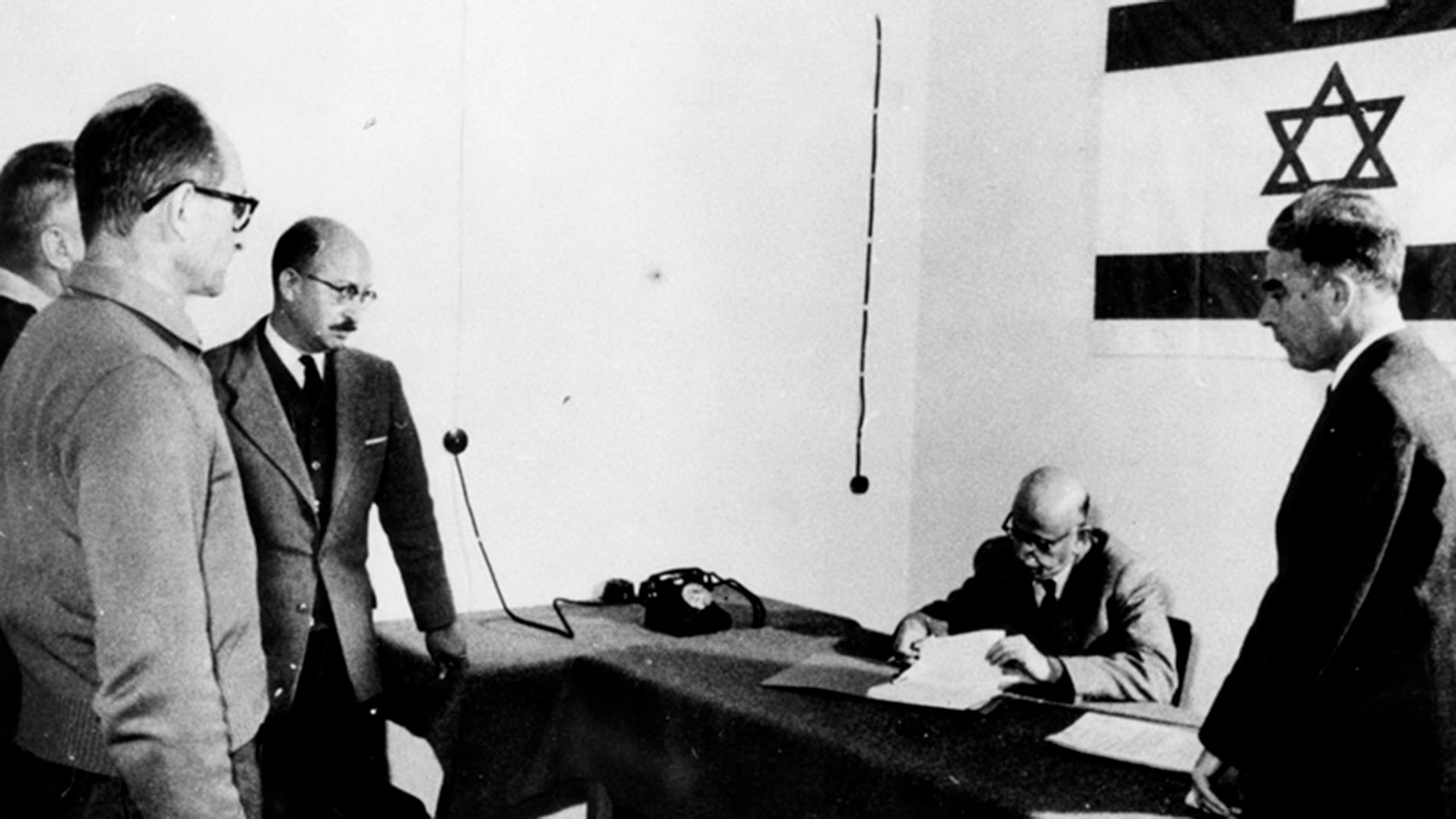 Eichmann antes de ser juzgado (Yad Vashem)